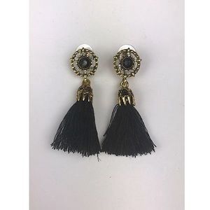 Jewelry - Black tassel earrings Jewelry - Black tassel earrings